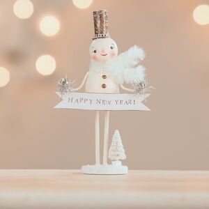 NWOT Bethany Lowe Designs Happy New Year Snowman.